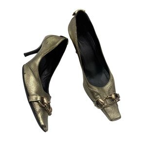 Gucci vintage horsebit elongated toe Tom Ford 38c